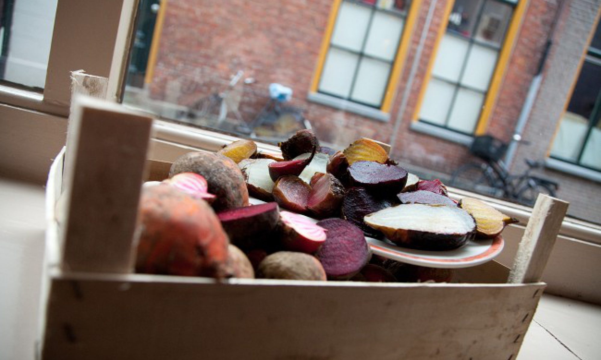 Brusselslof vis vegetarish kaasfondue